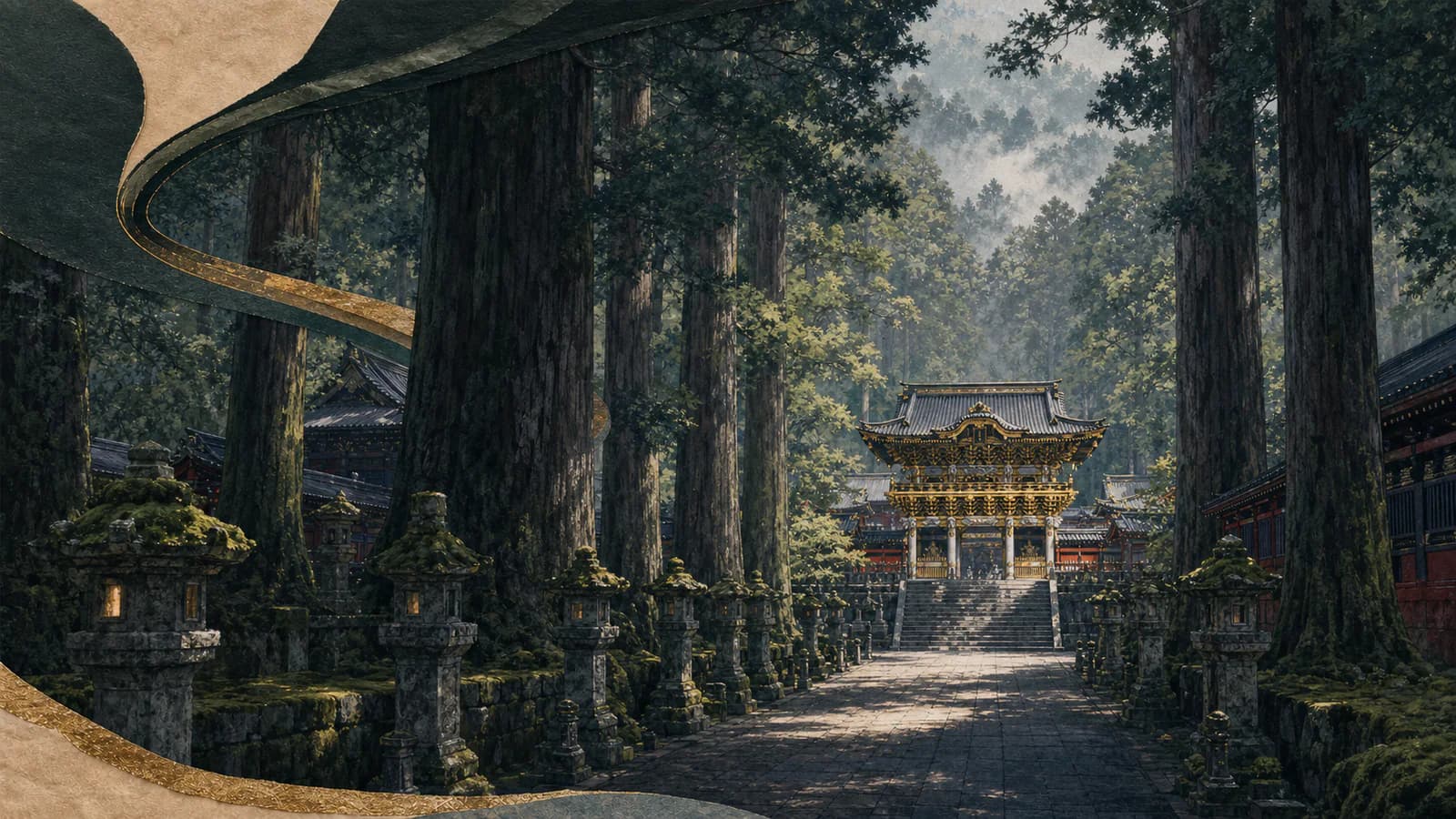 Illustrated rail journey from Ikebukuro to the World Heritage shrines and temples of Nikko